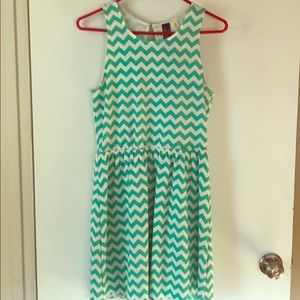 Blue Rain skater dress